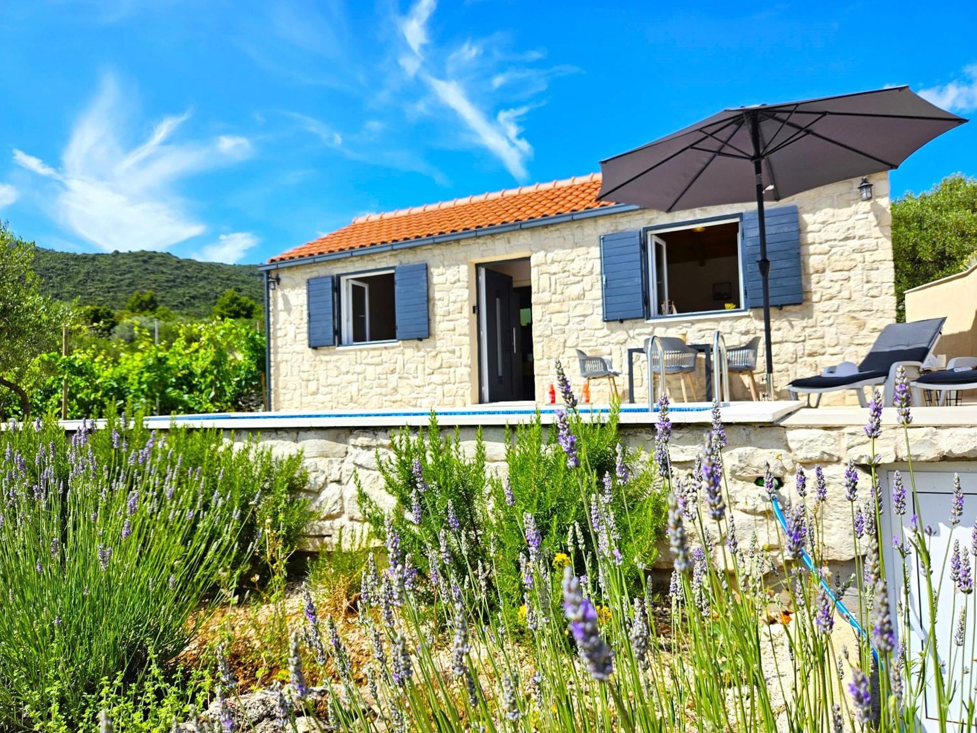 Stone House In Vineyard Villa Račišće Exterior foto